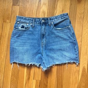 Madewell cutoff jean shorts